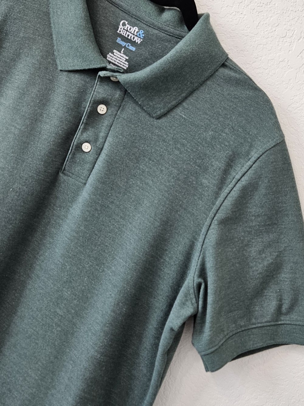 croft & barrow Dark Green Short-Sleeve Polo - Picture 3 of 6